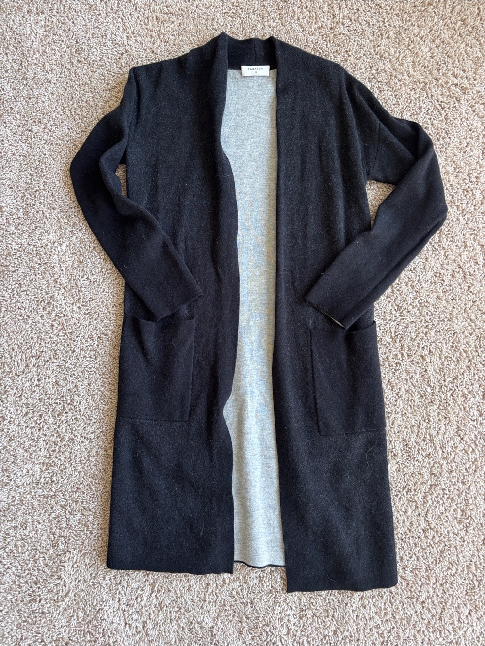 Babaton long wool “Lance”  cardigan